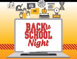 Back to school night poster